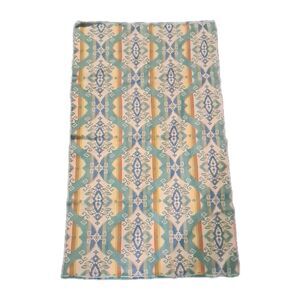 Vintage Woven Table Runner Tapestry Fabric Boho Southwestern Aztec 27' × 50"